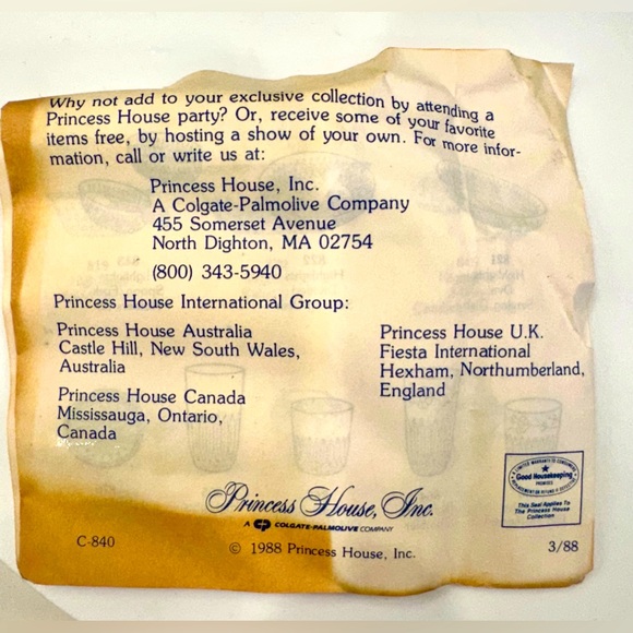 Princess House VTG 1988 Royal Highlights Cut Lead Crystal Mini Vases, 2, NIB EUC - Picture 16 of 17